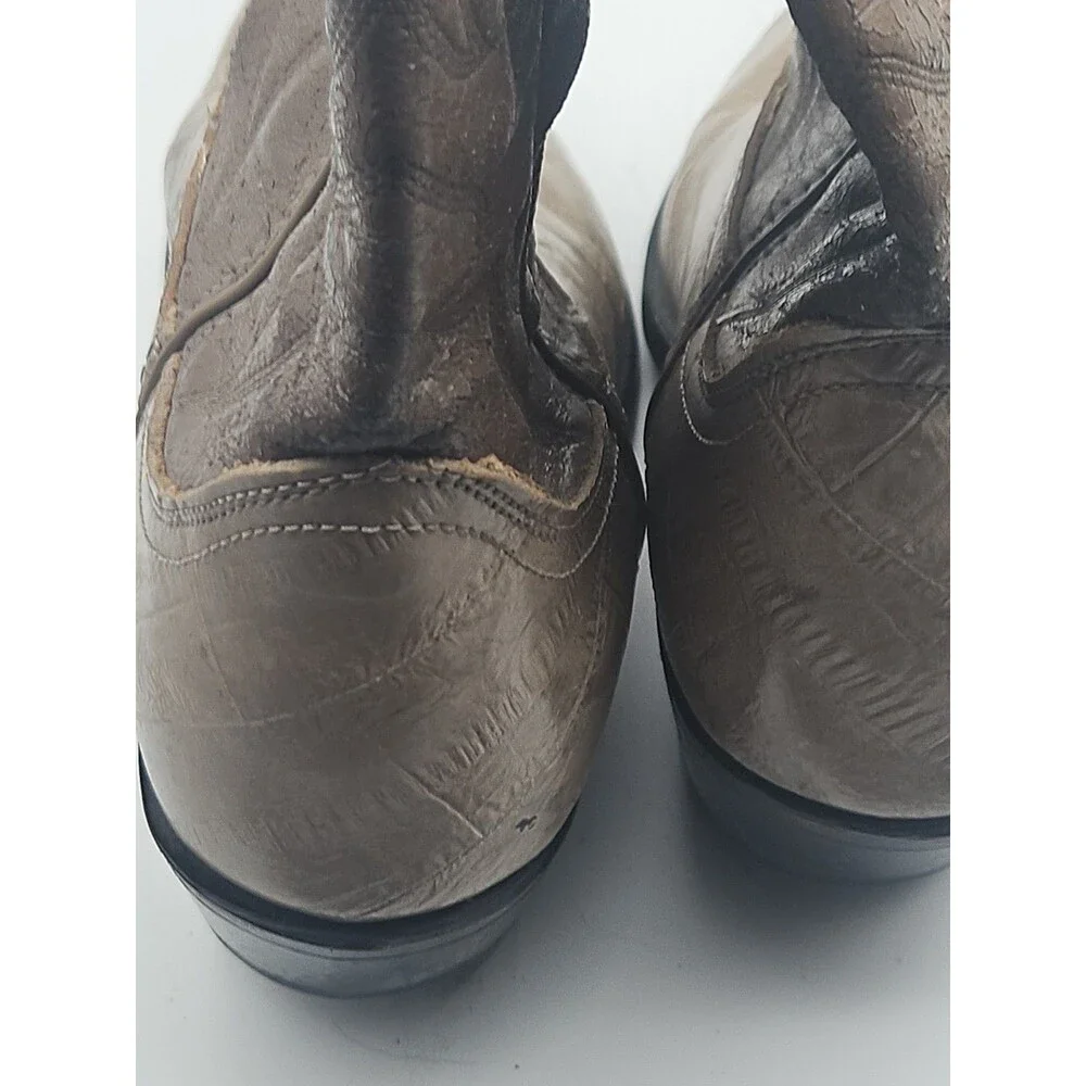 Vintage Laredo 30809 Cowboy Boots Men's 9D Textured Leather Pointed Toe Roping